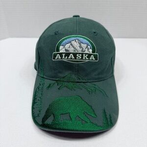 Alaska Grizzly Bear Arctic Circle Enterprises Adjustable Baseball Cap Hat NICE